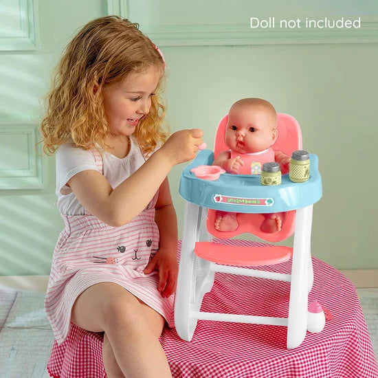 Highchair and Accessories for 16" Doll | 2+ - 4
