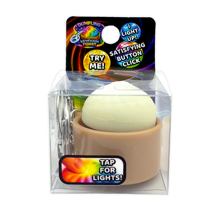 Fun Doh | Dumpling Light-Up Clicker Keychain - 1
