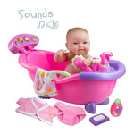Lots of Love Babies 14" All Vinyl Baby Doll in Electonic Sounds Tub