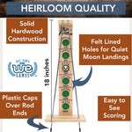 Shoot The Moon Game | Solid Natural Wood | 17.5 Inches - 4