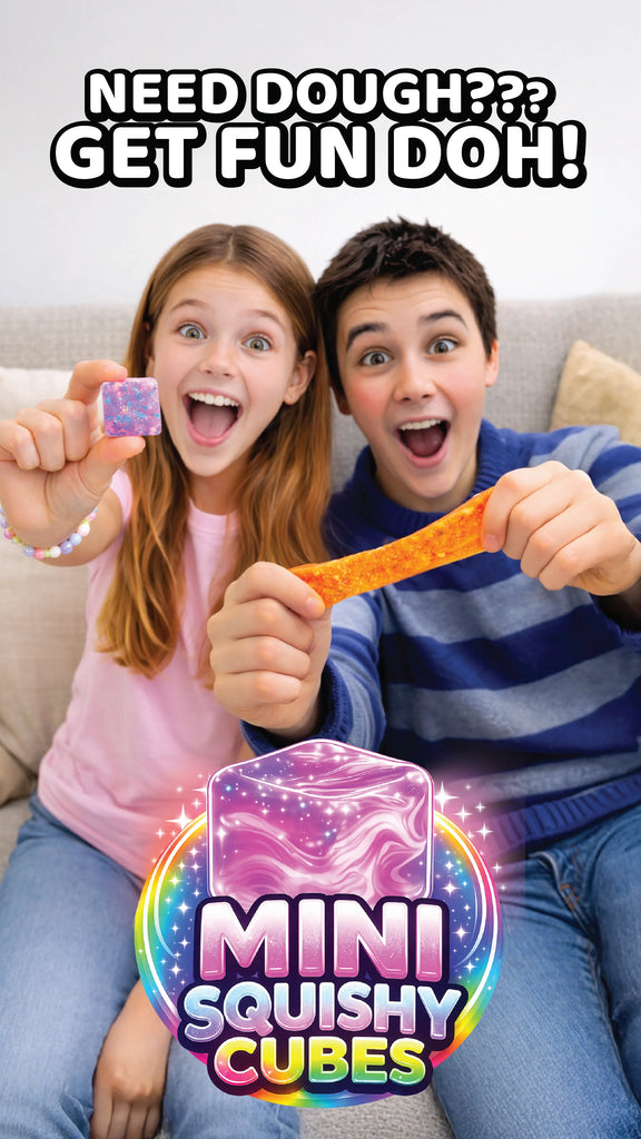 Fun Doh | Min Squishy Cube 2pack - CR Toys