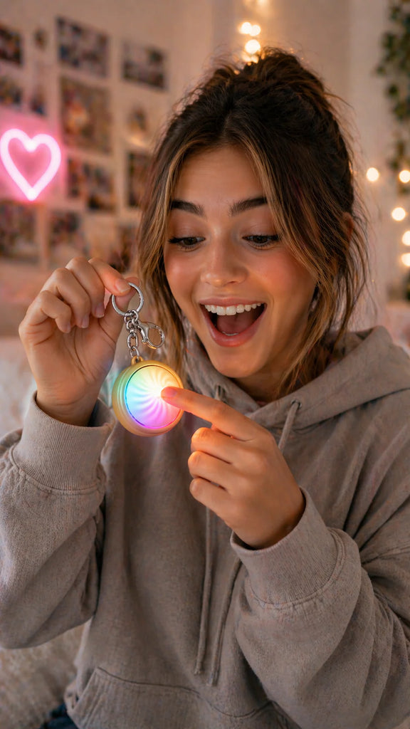 Fun Doh | Dumpling Light-Up Clicker Keychain - 6