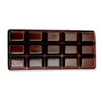 Fun Doh slow rise scented squishy toy shaped like a dark chocolate bar with 15 segments