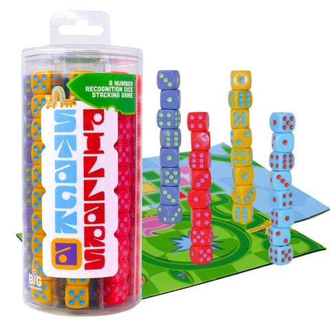 Stack-A-Pillars | Family Dice Stacking Game 6+ - 1