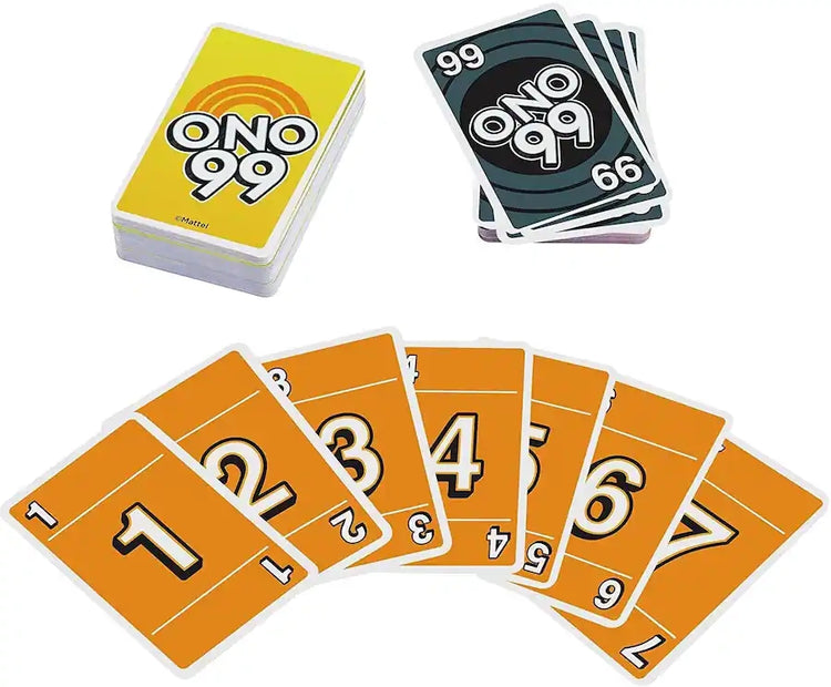 Ono 99 | The Best Fast-Paced Easy & Fun Card Game | 7+ - 5