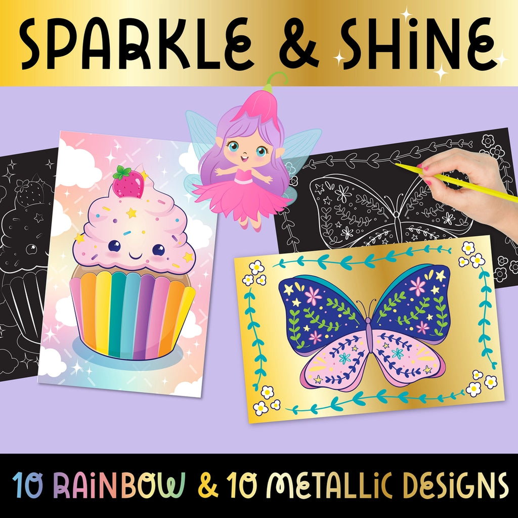 Deluxe Scratch Art Kit with Mini Vacuum for Kids 6517000