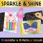 Deluxe Scratch Art Kit with Mini Vacuum for Kids 6517000