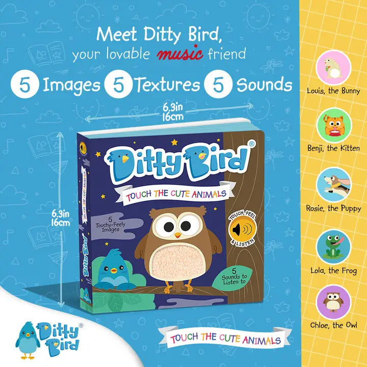 Ditty Bird | Cute Animals Book