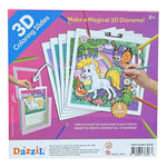 3D Coloring Slides | Unicorn 8+ - 3