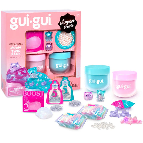 Gui Gui | Shimmer Deluxe Duo Slime Pack 6+ - CR Toys