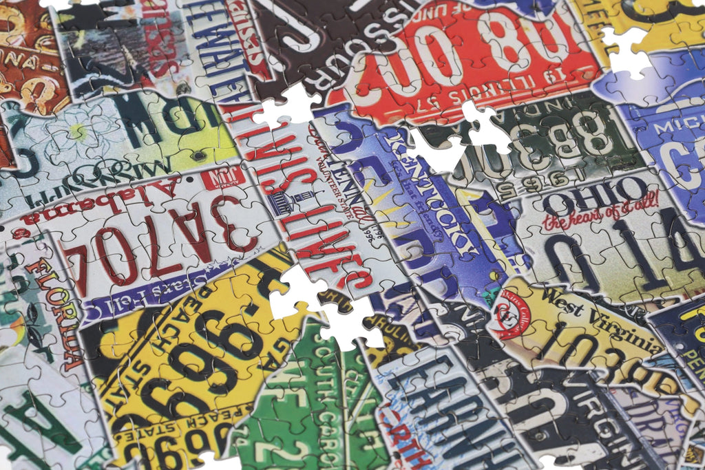 Puzzle | USA License Plates | 1000 PC - 5