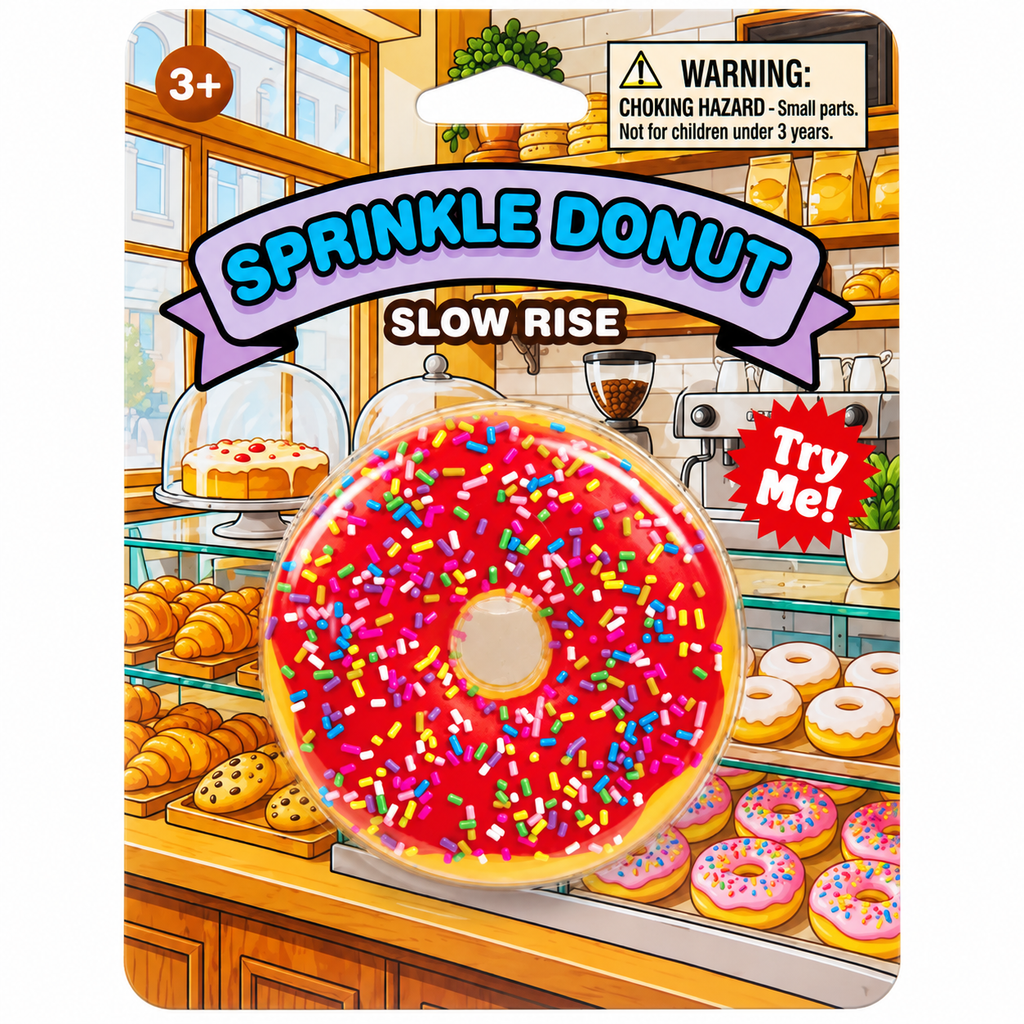 Slow Rise | Sprinkle Donut Squishy - 1