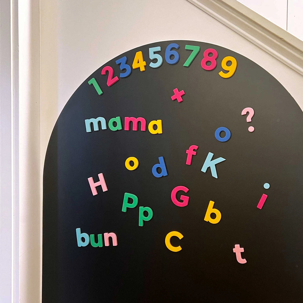 Magnetic Letters | Black Mini Arch Wall Decal - 4