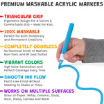 Magic Stix Washable Acrylic Markers 12 pk | TPG-496