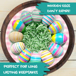 Eggmazing | Wooden Eggs 12 PK - CR Toys