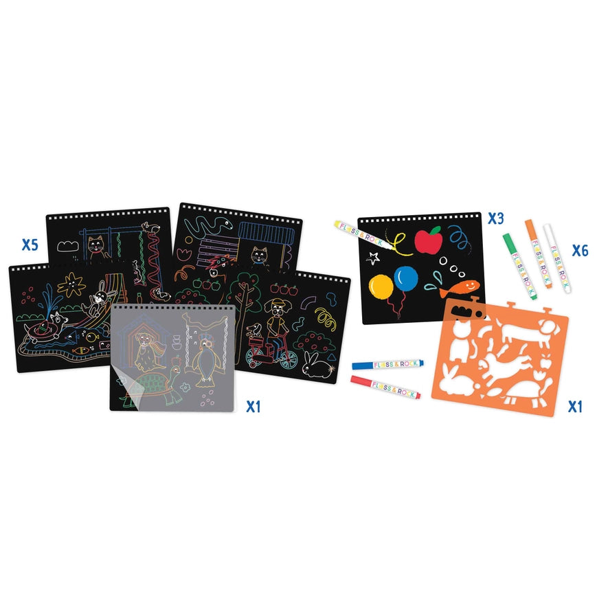 Chalk Board Sketchbook | Pets 3+