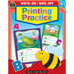 Write-On/Wipe-Off Book | Printing Practice K-1 - 2