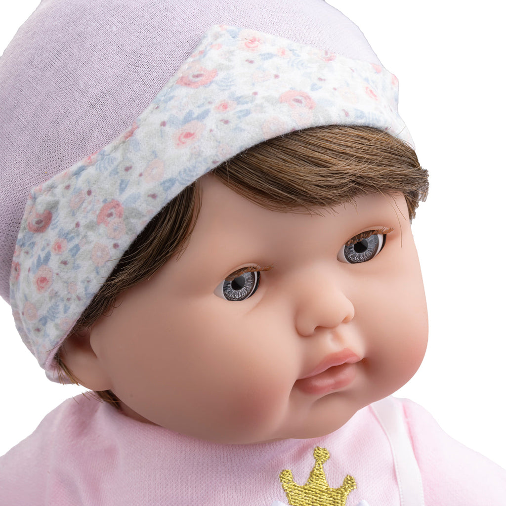 Berenguer Boutique | 15" Realistic Soft Body Baby Doll Brown Hair 2+ - CR Toys