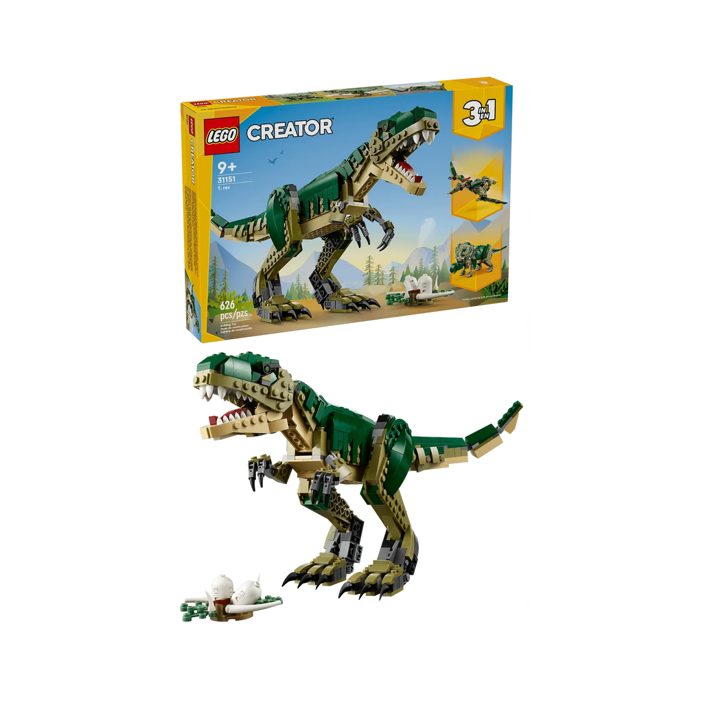 Lego Creator 3 In 1 T.Rex For Ages 9 CR Toys