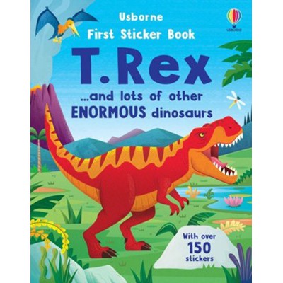 First Sticker Book T.Rex And Lots Of Other Enormous Dinosaurs Activity Book - CR Toys