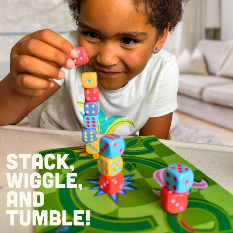 Stack-A-Pillars | Family Dice Stacking Game 6+ - 8