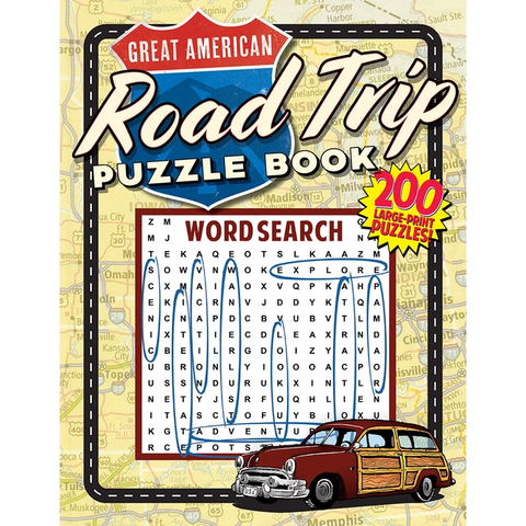 Great American Road Trip Soft Cover Puzzle Book