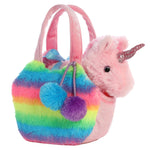 Fancy Pals Purse | Rainbow Unicorn Plush - 3