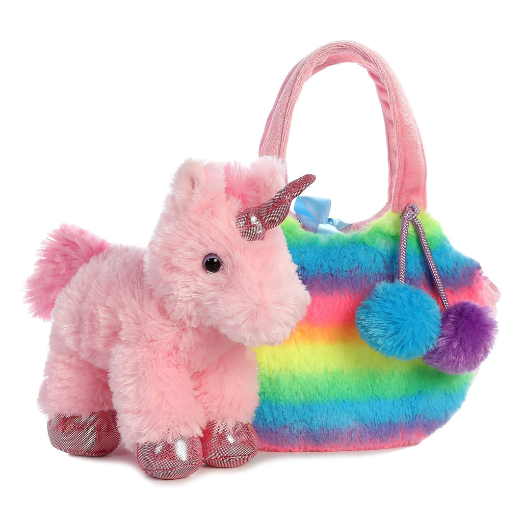 Fancy Pals Purse | Rainbow Unicorn Plush - 4
