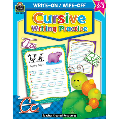 Write-On/Wipe-OD Book | Cursive Writing Practice