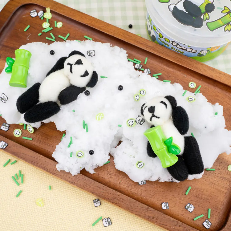 Kawaii Slime | Hug-a-Panda Vanilla Bamboo Scented Cloud Slime - 8