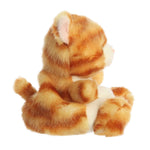 Palm Pals Meow Kitty plush stuffed animal orange tabby cat rear view sitting