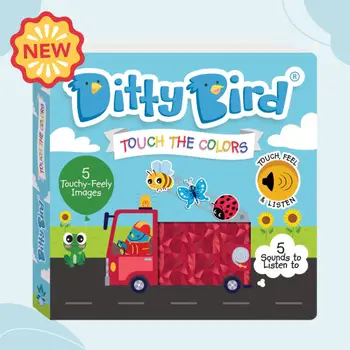 Ditty Bird First Sensory Book Montessori Touch The Colors