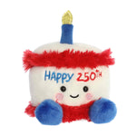 Palm Pals | 5" America B-Day Cake Plush - 2