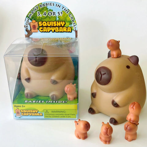 Squishy Capybara Surprise With Babies Inside 8404