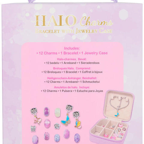 Halo Charms Bracelet And Jewelry Case - 1