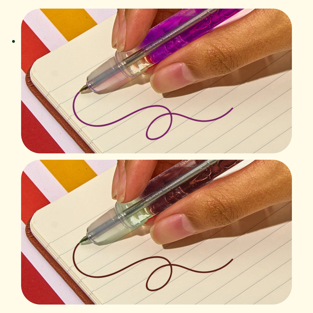 Scented Lava Pen Set | 2-Pack | Violet/Brown - 3