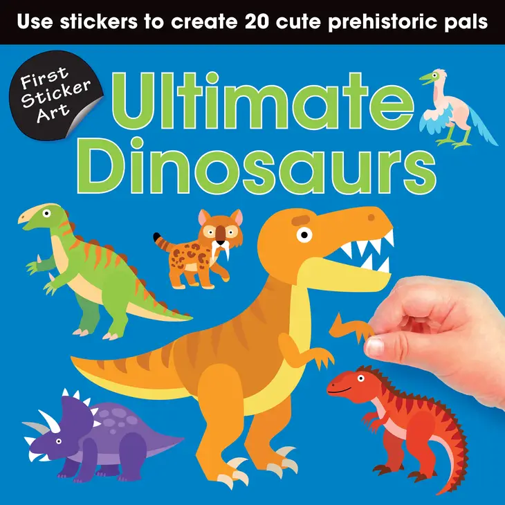 First Sticker Art: Ultimate Dinosaurs Sticker Book - CR Toys