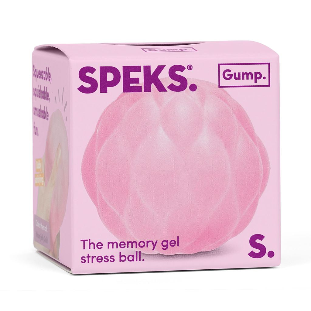 Gump Memory Gel Stress Ball | Quilt (Moonjelly) | Pink - 1
