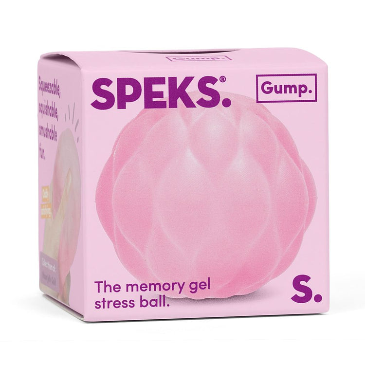 Gump Memory Gel Stress Ball | Quilt (Moonjelly) | Pink - 1