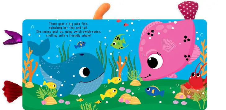 Touch-A-Tail - In The Ocean Touchy-Feely Board Book