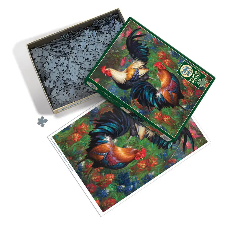 Roosters 1000Pc Puzzle For Ages 12+