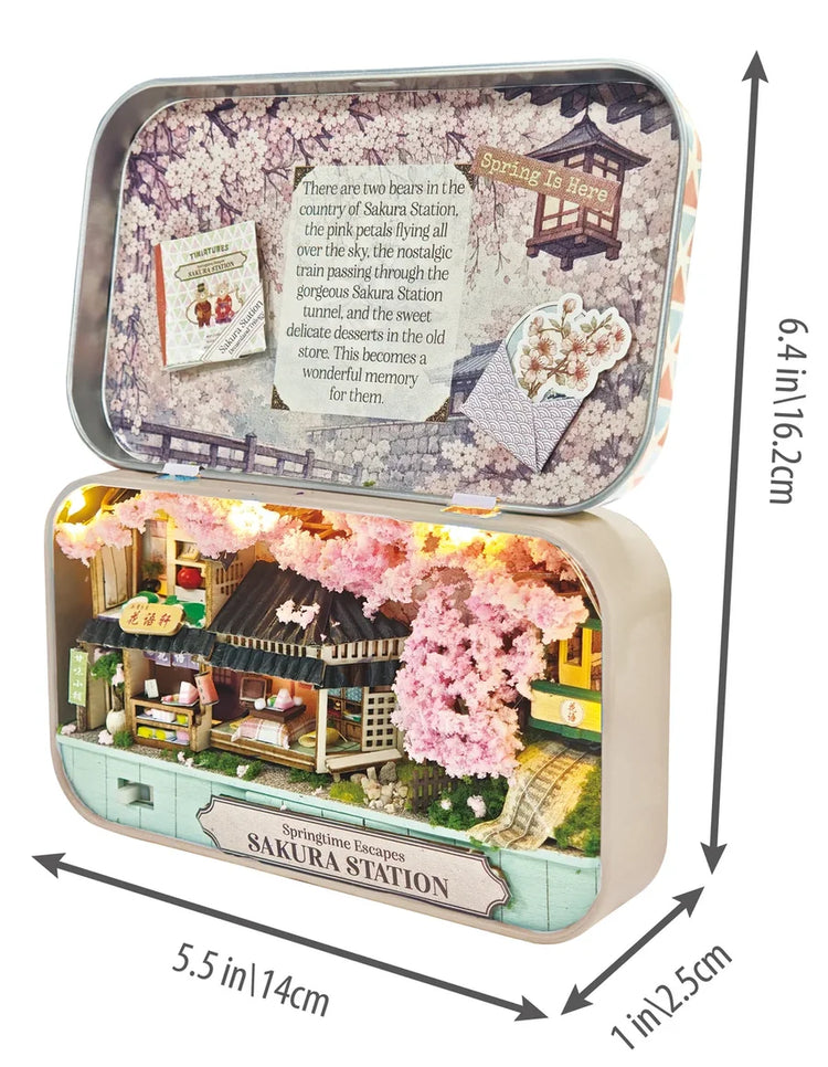 DIY Mini Tiniatures | Sakura Station 14+ - 2
