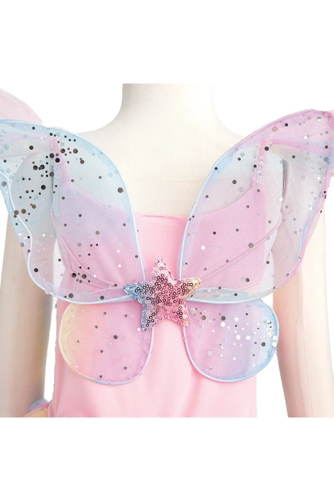 Gown | Rainbow Fairy Dress & Wings Multi 7-8 - 3