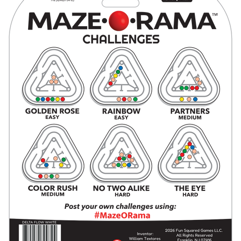 Maze-O-Rama | Delta Flow White Game 5+ - 1