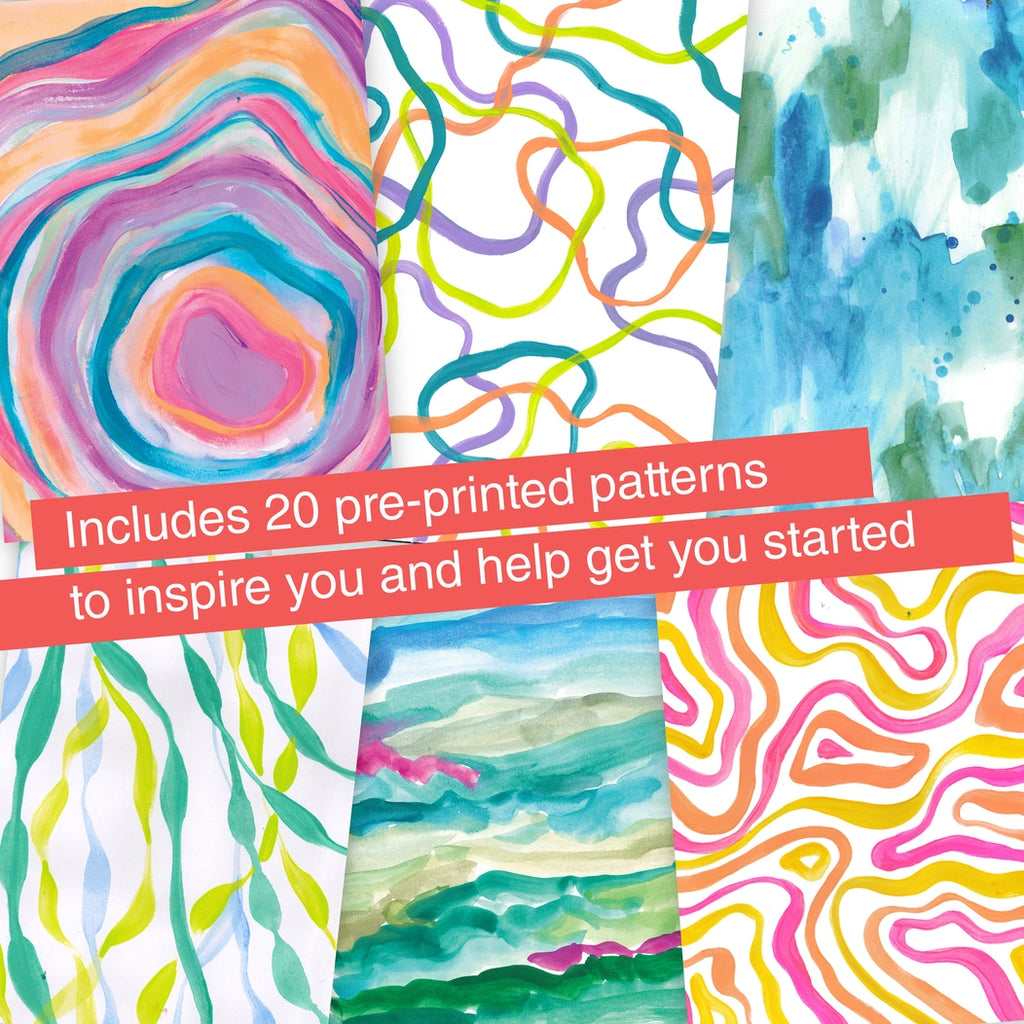 Reverse Coloring and Doodling Book