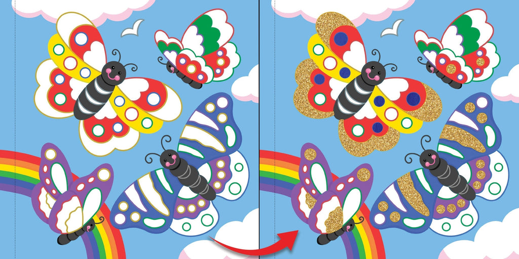 Color By Foil Sticker Book | Sparkle And Shine