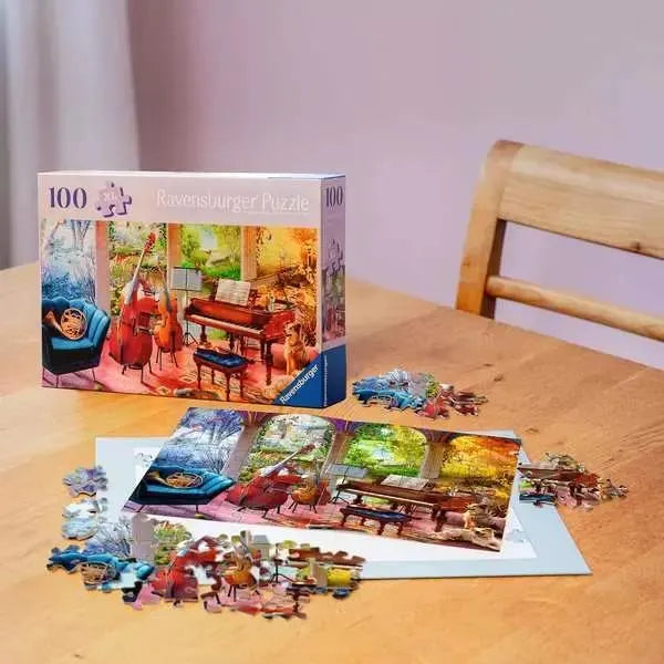 Puzzle | Four Seasons in Music | 100 Pc - CR Toys