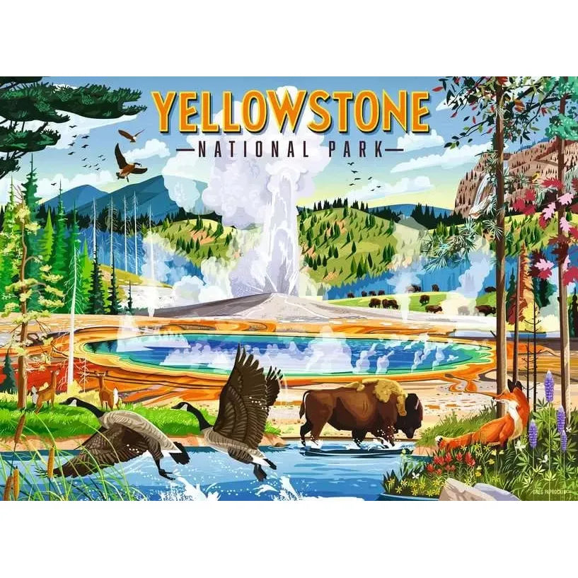 Puzzle | Yellowstone National Park | 500 Pc - CR Toys