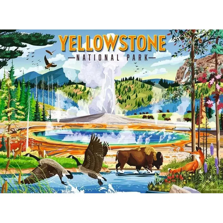 Puzzle | Yellowstone National Park | 500 Pc - CR Toys