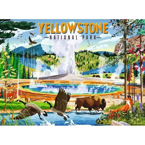Puzzle | Yellowstone National Park | 500 Pc - CR Toys
